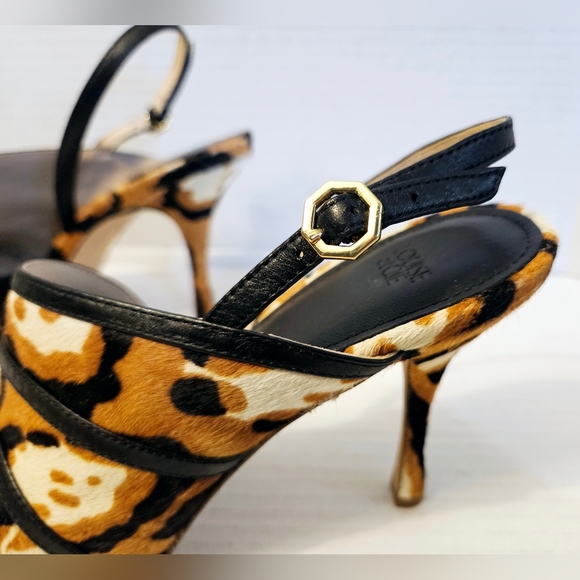 Louise et Cie Lo-Nabila3 Women's Cow hide/Leather Animal Print Heels - Picture 6 of 14